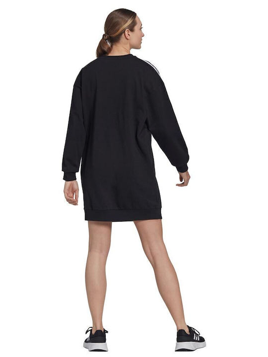 adidas 3-Stripes Athletic Black Dress