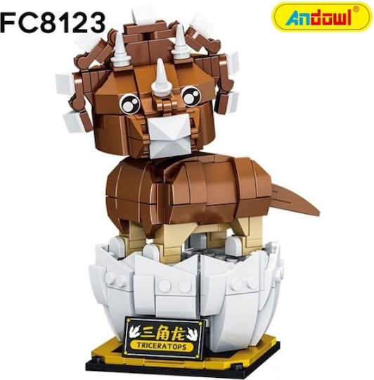 Andowl Triceratops Building Blocks for 6+ Years 288 Pieces