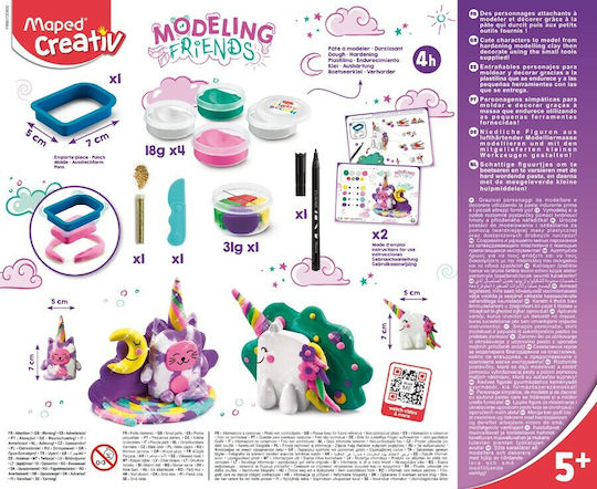 Maped Πλαστελίνη - Παιχνίδι Modeling Friends για 5+ Ετών, 4τμχ
