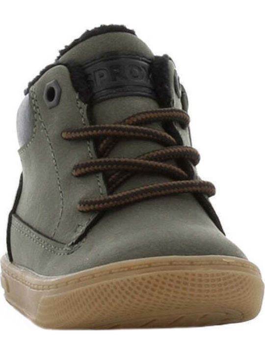 SX Kinderstiefeletten mit Schnürsenkeln Khaki