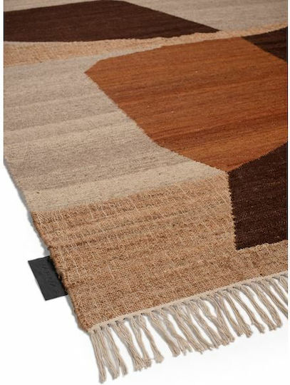 Naf Naf Lyra Rug Rectangular Summer from Jute with Fringes 02 Natural