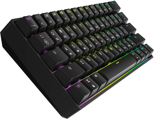 HK Gaming GK61 Optical Gaming Keyboard 60% with Gateron Optical Brown switches and RGB lighting (English US)