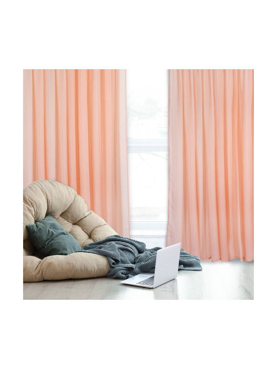 Das Home Перде с Плик с Писалка 2194 Сьомга 300x270см