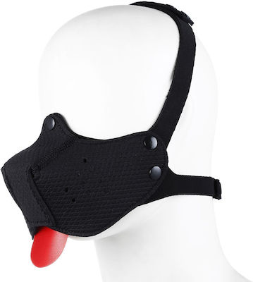 Kiotos Neoprene Puppy Dog Mouth Mask Black