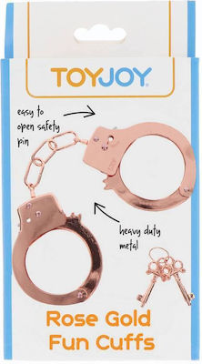 ToyJoy Metal Handcuffs Rose Gold