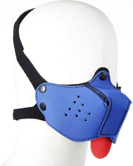 Kiotos Hunde Welpe BDSM Maske Blau