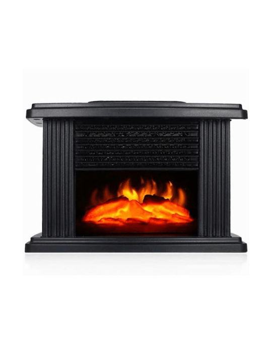 TS2613 Wall Mounted Electric Fireplace 1000W 22x15cm Black