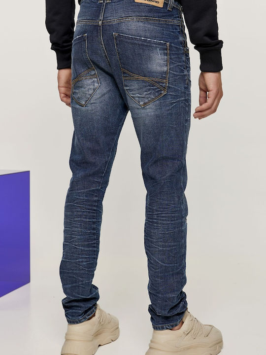 Edward Jeans Ramsay-W22 Pantaloni de Bărbați din Jean în Croială Normală Albastru