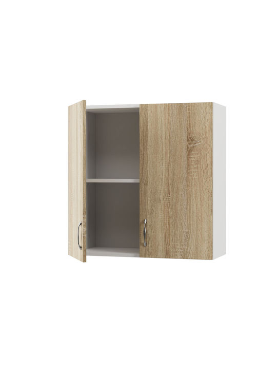 Modest Wall Cabinet White L70xW30xH72cm