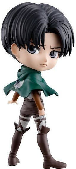 Banpresto Атака на Титан Леви Версия A Q Posket Фигура 14см