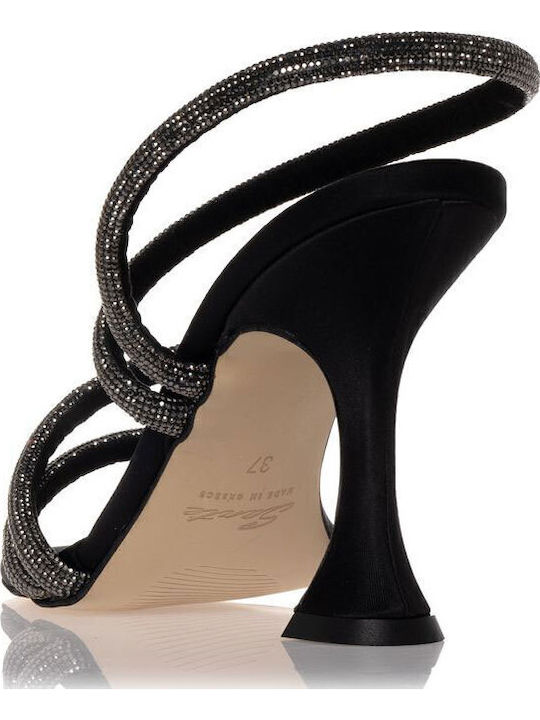 Sandals with Strass Black