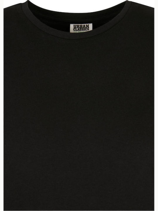 Rochii De Vară Pentru Femei Mini Tricou Rochie Cu Volane Neagră