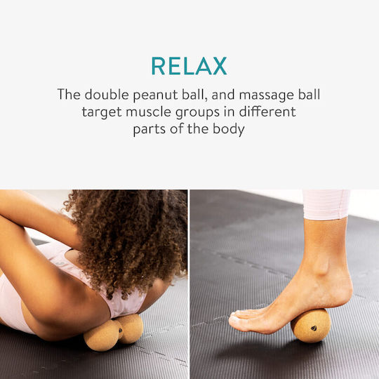 Navaris Balls Massage 2pcs in Brown Color