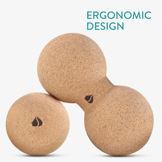Navaris Balls Massage 2pcs in Brown Color