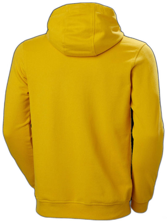 Helly Hansen Men's Sweatshirt with Hood and Pockets Yellow