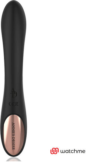 Dream Love Anne's Desire Rabbit Fără Fir Watchme Vibrator Iepurele cu Control De La Distanță 20cm Negru/Auriu