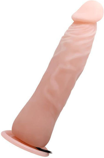 Baile Vibrating Cock Manual Vibration & Multi-direction Movement Realistic Vibrator 23cm Bej