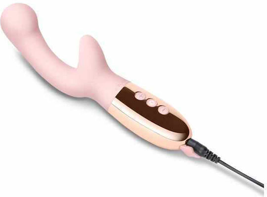 Le Wand XO Double Motor Wave Mini Κλειτοριδικός Δονητής 19cm Pink