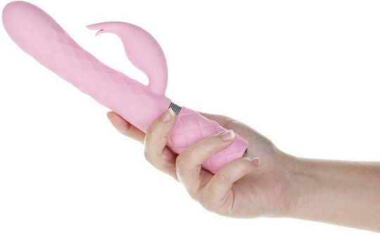BMS Factory Pillow Talk Mini Δονητής Rabbit Lively Rotating Tarzan Vibrator 24cm Rose