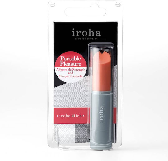 Tenga Iroha Stick Clitoral Vibrator Mini Κλειτοριδικός Δονητής Grey / Coral