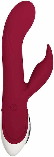 Evolved Novelties Inflatable Bunny Vibrator Vibrator Iepurele Roșu