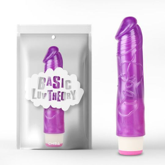 Chisa Novelties Sexy Whopper Realistic Vibrator 20.3cm Purple