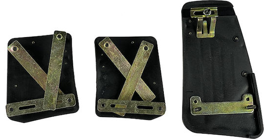 Auto Gs Set de pedale Autoturism Universal Argintiu 3buc