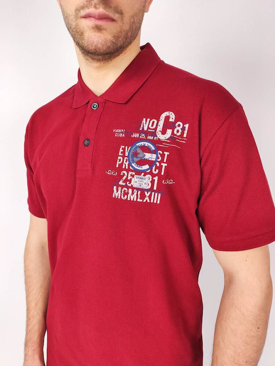 Polo Short Sleeve Blouse Red