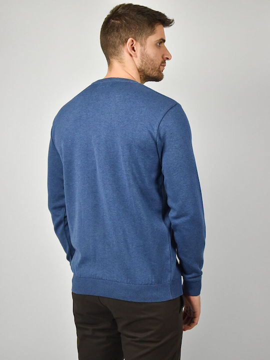 Side Effect Herren Langarm-Pullover Blau