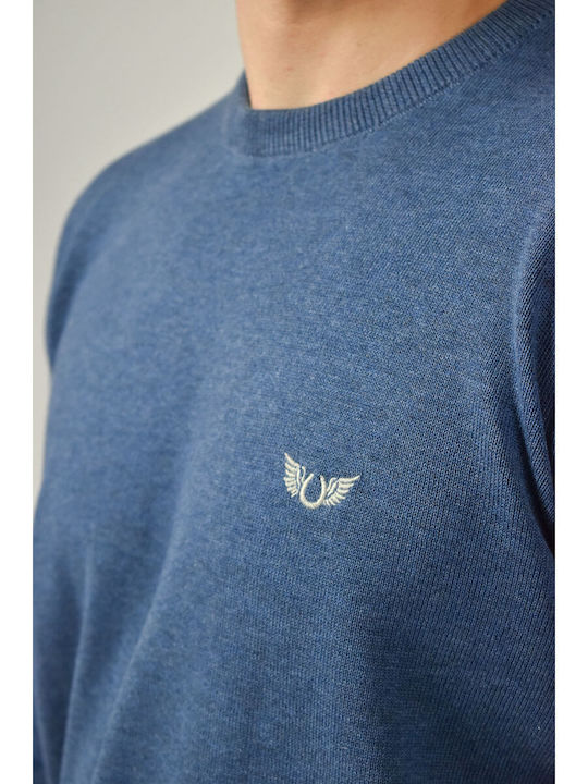 Langarm-Pullover Blau