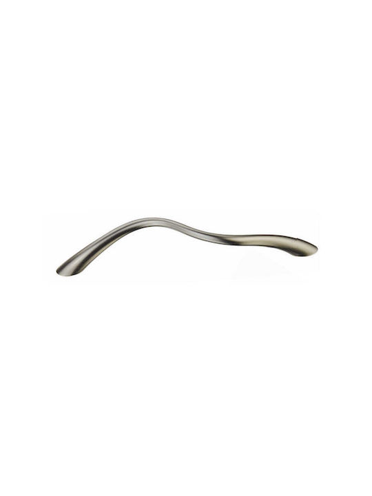 Viobrass 141 Grip Mobilier din Metal NICKEL MAT 115mm (Distanța între Centre 96mm) 141 1buc