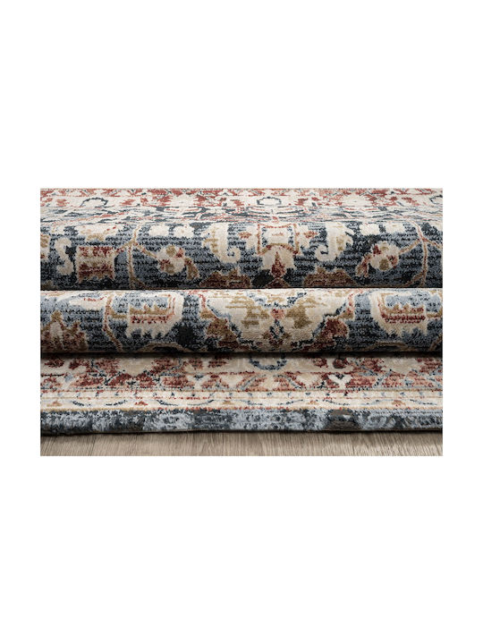 Newplan 529B Bedroom Rug Set Carmen Blue 5-45-CRM-C529B_C8897-SET067 3 Pieces