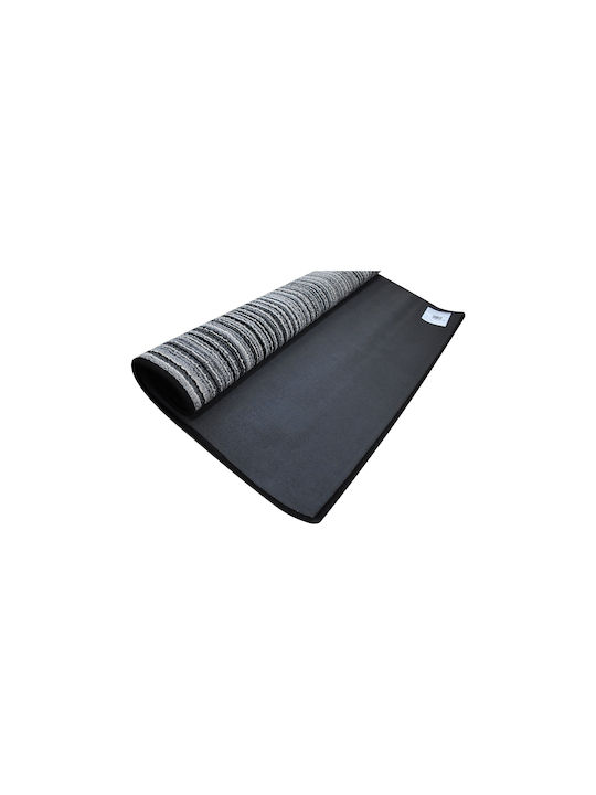 Chios Hellas Stripe TA295 Rectangular Kitchen Mat with Anti-slip Underlay Gray 40x67εκ.