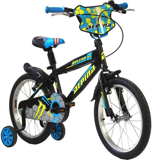 Alpina Beleno 14" Παιδικό Ποδήλατo BMX (2021) Μαύρο