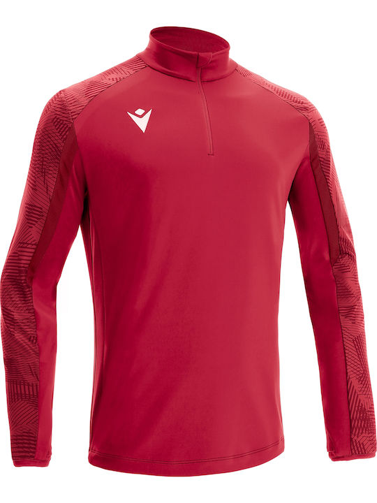 Naryn Long Sleeve Athletic Blouse Red