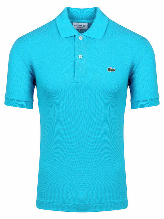 Lacoste Polo Μπλούζα Κοντομάνικη Γαλάζια