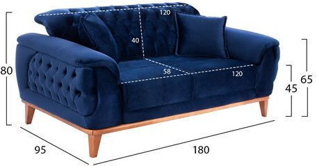 Bennington Διθέσιος Καναπές Κρεβάτι 180x95x80εκ. Bennington Διθέσιος Καναπές Κρεβάτι 180x95x80εκ.