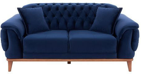Bennington Двуместен Диван Спалня Син 180x95x80см