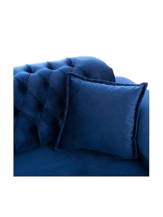 Bennington Two-Seater Couch Bed Blue 180x95x80 cm
