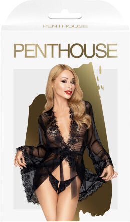 Penthouse Hypnotic Power Секси комплект с роба Black