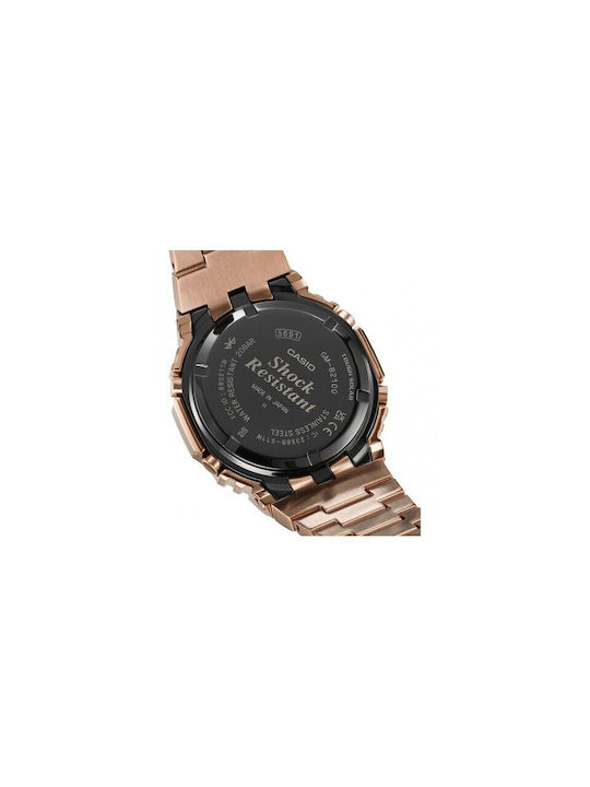 Casio G-Shock Full Metal Analog/Digital Uhr Chronograph Solar mit Rose Gold Metallarmband
