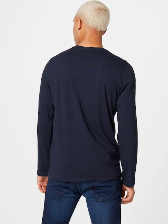 Tom Tailor Men's Long Sleeve Blouse Navy