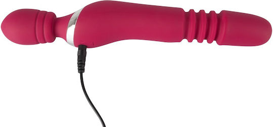 Javida Warming Thrusting Vibe Vibrator Massage 27cm Fuschia