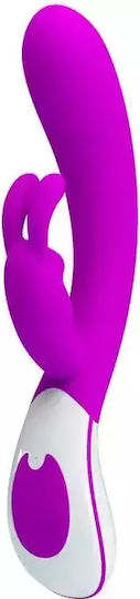 Pretty Love Harlan Rabbit Vibe Δονητής Rabbit 21.5cm Purple