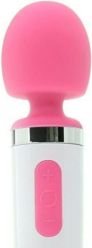 Bodywand Aqua Mini Rechargeable Silicone Wand Massager Vibrator Masaj cu Telecomandă 15.9cm Roz
