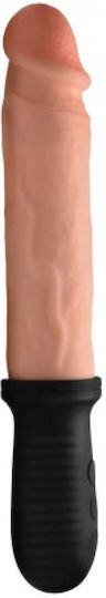 XR X8 Auto Pounder Vibrating & Thrusting Dildo with Handle Ρεαλιστικός Δονητής 29cm Flesh