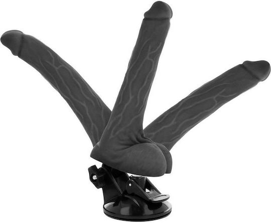 Dream Love Ρεαλιστικός Δονητής με Remote Control 18.5cm Black