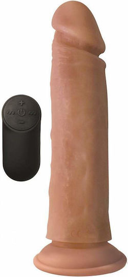 Curve Toys Realistic Vibrator with Remote Control 21.5cm Skin