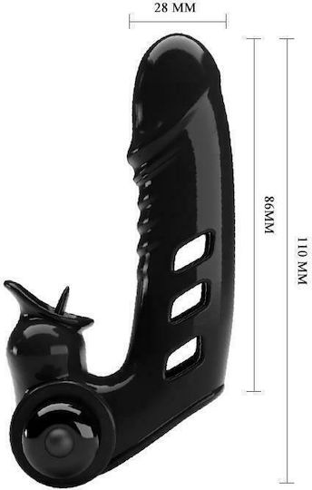 Pretty Love Corbin Honey Finger Vibrator Vibrator Finger 11cm Black