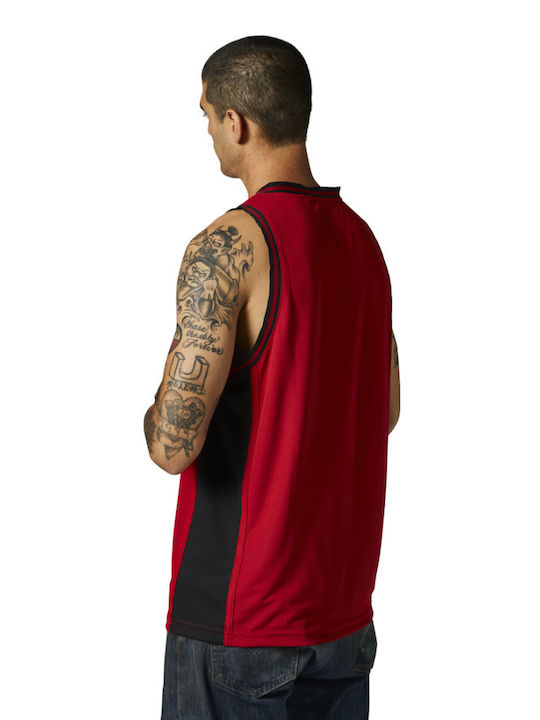 Fox Men's Athletic Short Sleeve Blouse Red